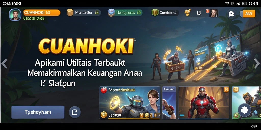 Tampilan utama aplikasi CUANHOKI dengan fitur pengelolaan keuangan.