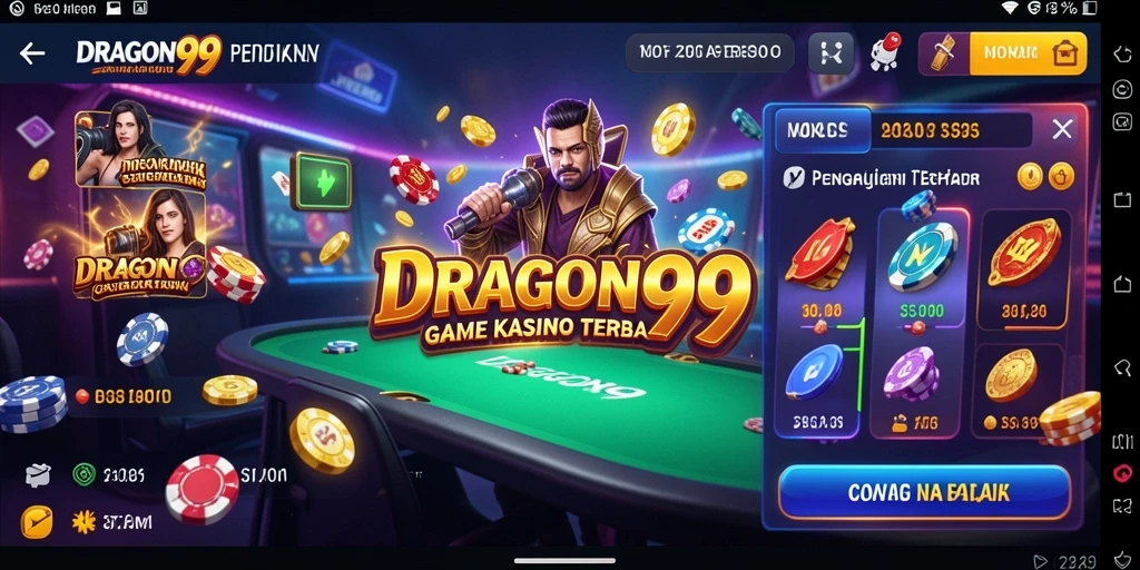 Gameplay Kasino DRAGON99 yang seru dan mendebarkan.