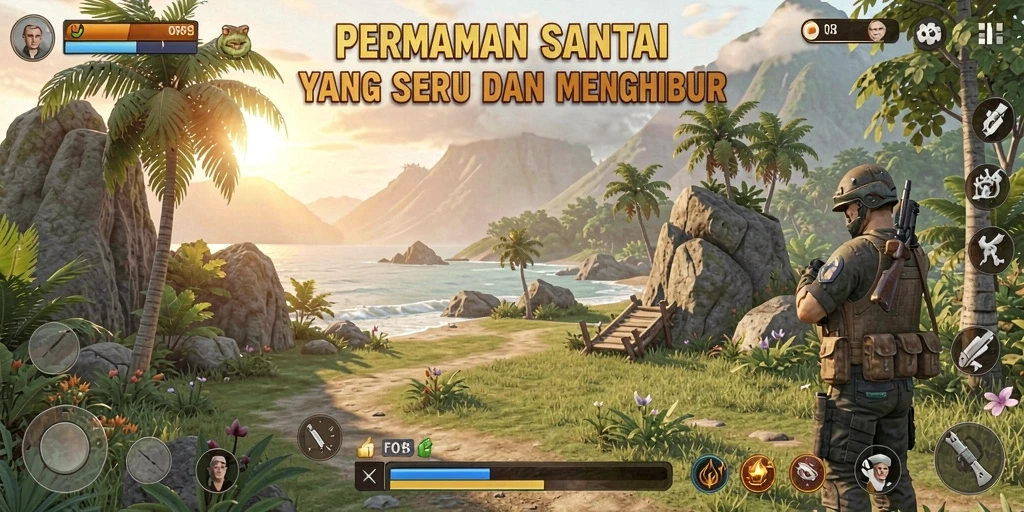 Gameplay FO8 yang seru dan penuh warna.