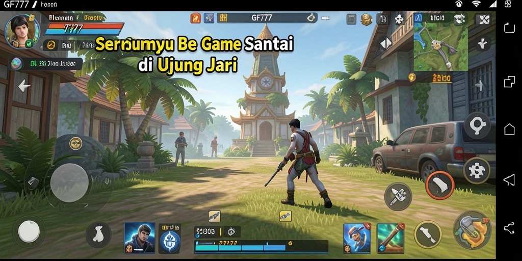 Screenshot menunjukkan gameplay menarik dengan berbagai tantangan.