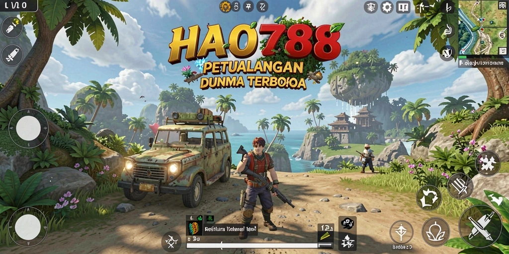 Screenshot HAO788 menunjukkan aksi seru dalam dunia terbuka yang luas.