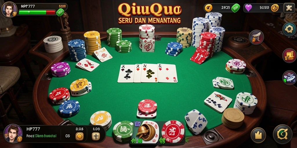 Gambaran gameplay QiuQiu di HP777 yang seru dan menantang.