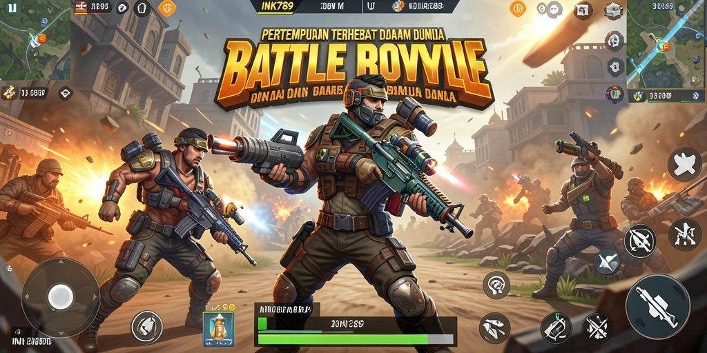 Tampilan gameplay mendebarkan di INK789 dengan pertarungan intens.