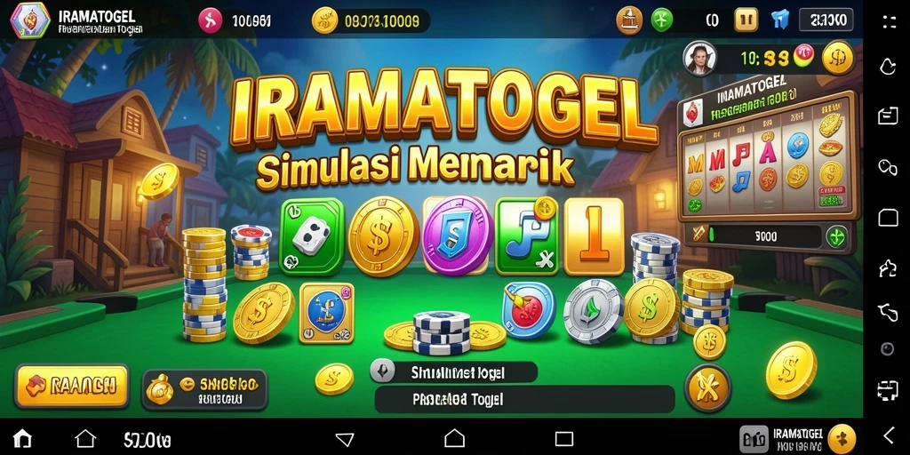 Tampilan gameplay menarik di IRAMATOGEL dengan grafis yang memukau.