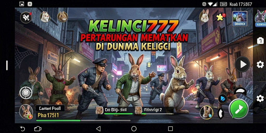 Tampilan menarik dari gameplay Fighting di KELINCI777.