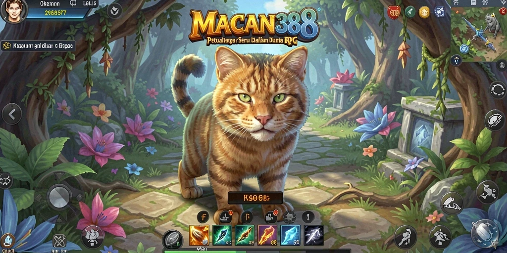 Tampilan gameplay RPG yang seru dan menantang dalam MACAN388.