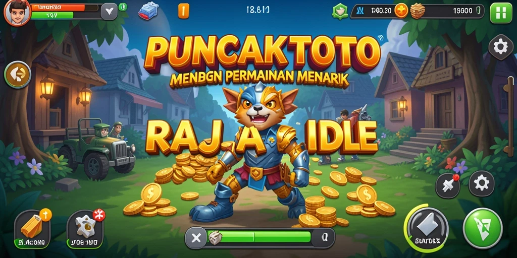 Gameplay Idle yang sederhana dan menarik di PUNCAKTOTO.