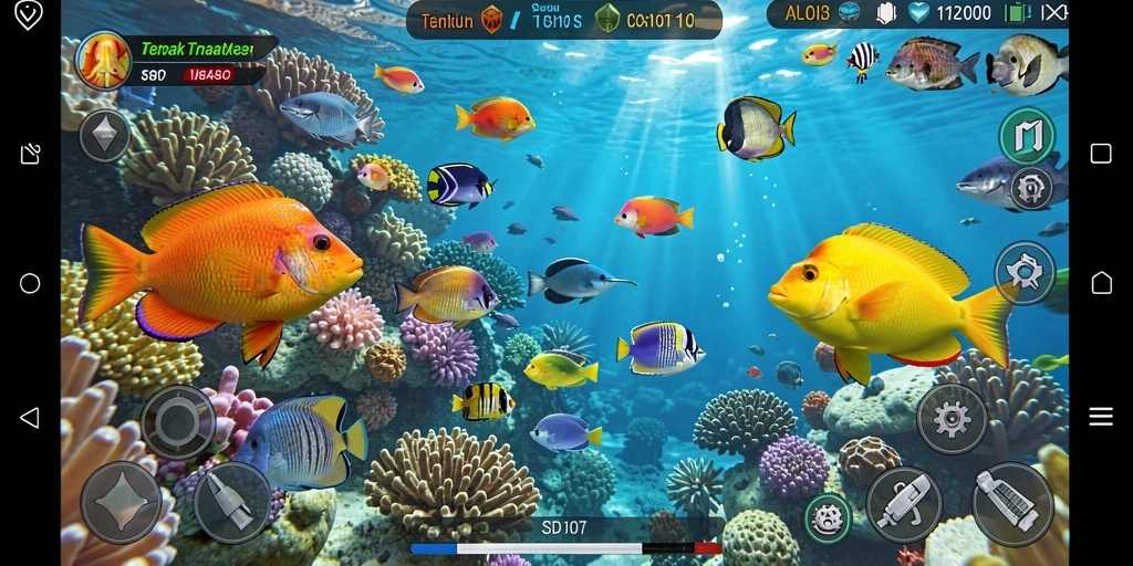 Gameplay seru Tembak Ikan di SD107 dengan grafik menarik.