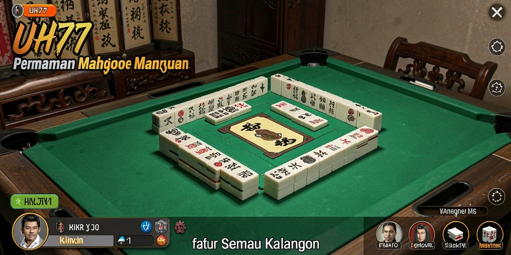 Tampilan permainan Mahjong yang menarik dan mengasyikkan di UH77.