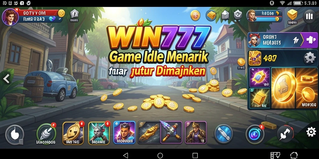 Tampilan gameplay WIN777 yang seru dan penuh warna.