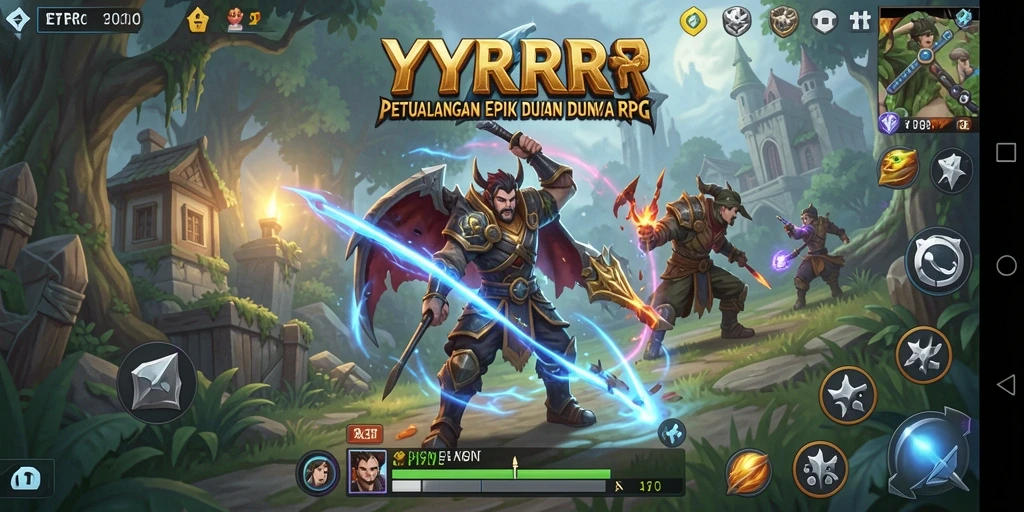Gameplay menakjubkan dengan grafis RPG yang memukau.